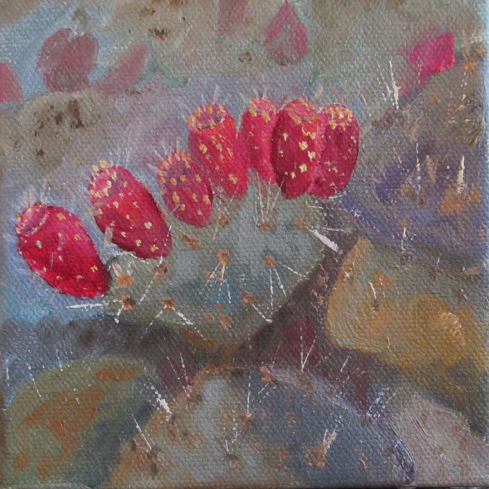 Landscape oil painting by Lil Leclerc