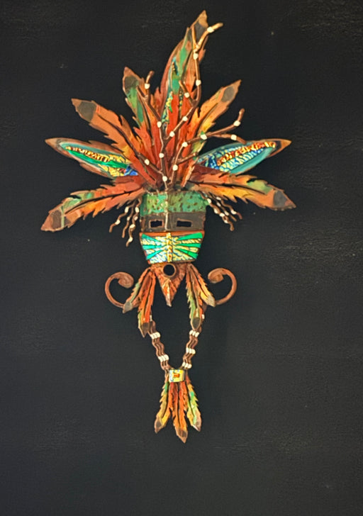 Photo of Steel and Fused Glass Sculpture by T/M Alexander