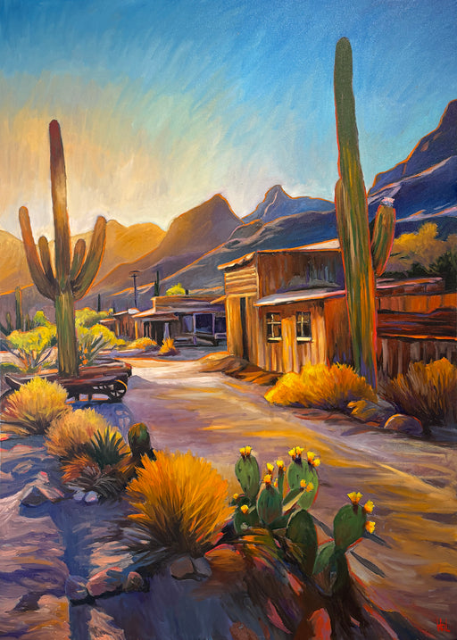 Photo of painting by Greg Heil