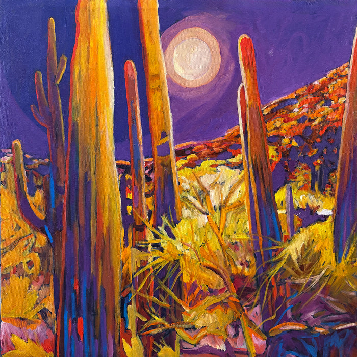 Photo of painting by Greg Heil