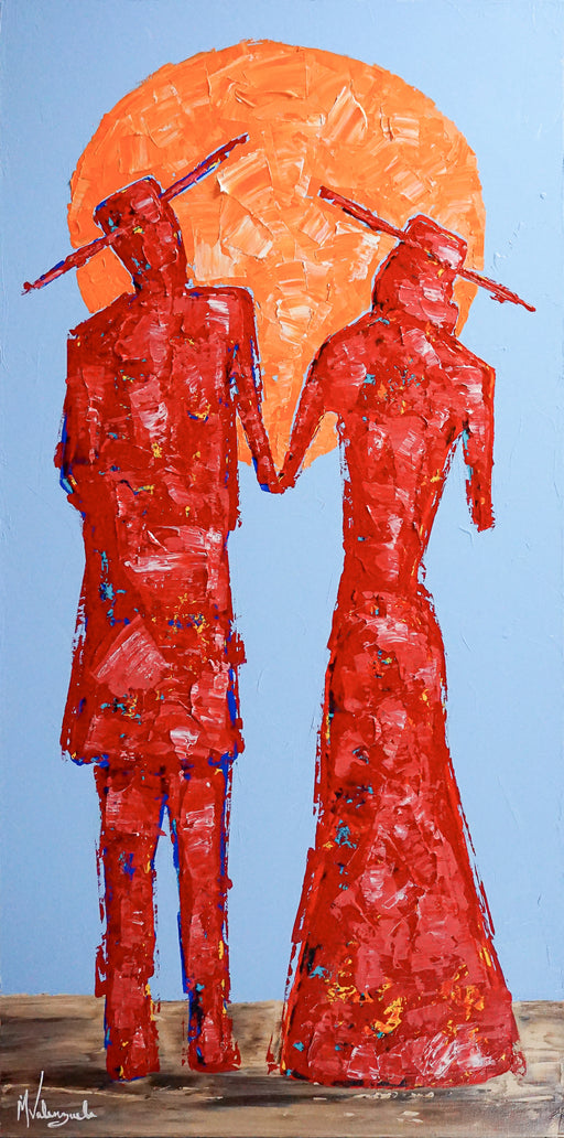 photo of acrylic painting by Manny Valenzuela