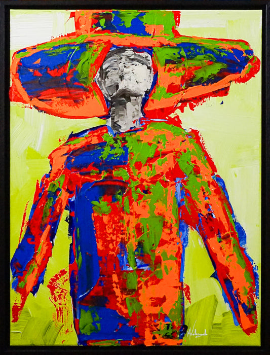 photo of acrylic painting by Manny Valenzuela