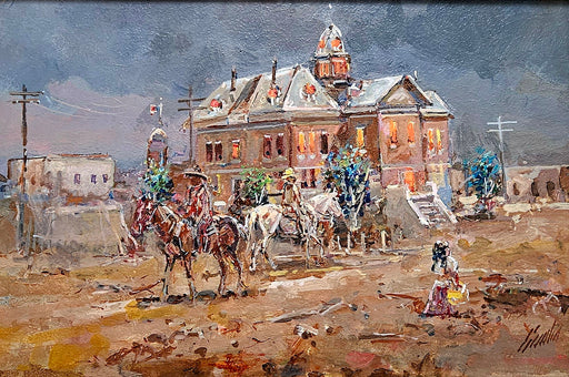 Photo of painting by Santos Barbosa