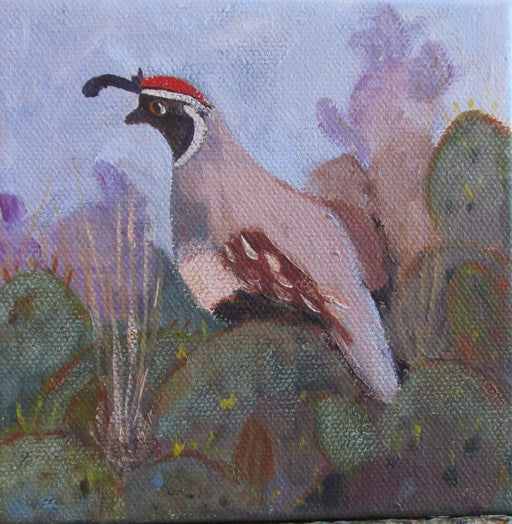 Landscape oil painting by Lil Leclerc