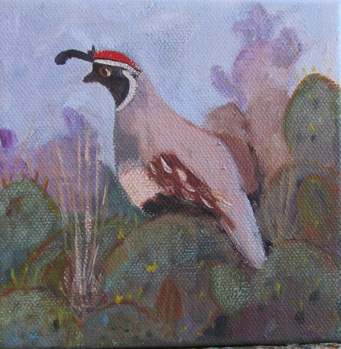 Landscape oil painting by Lil Leclerc