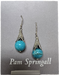 Photo of Turquoise earring by Pam Springall