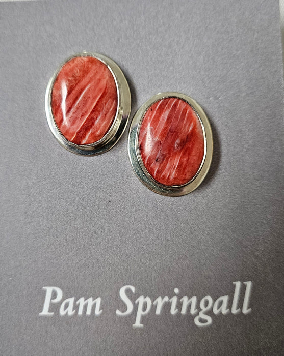 Photo of Spiny Oyster Shell Earrings by Pam Springall