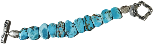 Photo of Turquoise Link Bracelet by Pam Springall