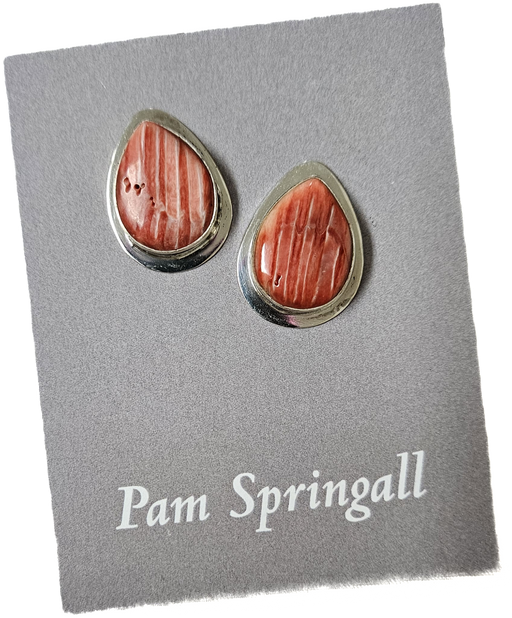 Photo of Spiny Oyster Shell Earrings by Pam Springall