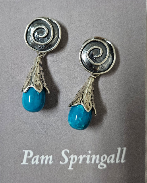 Orchid drop earrings - Pam Fox Jewelry