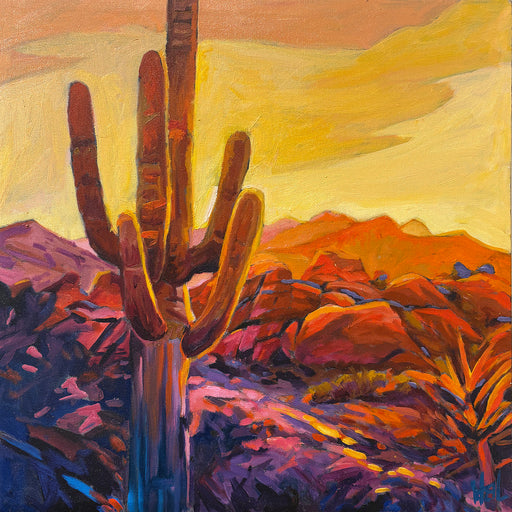 Photo of painting by Greg Heil