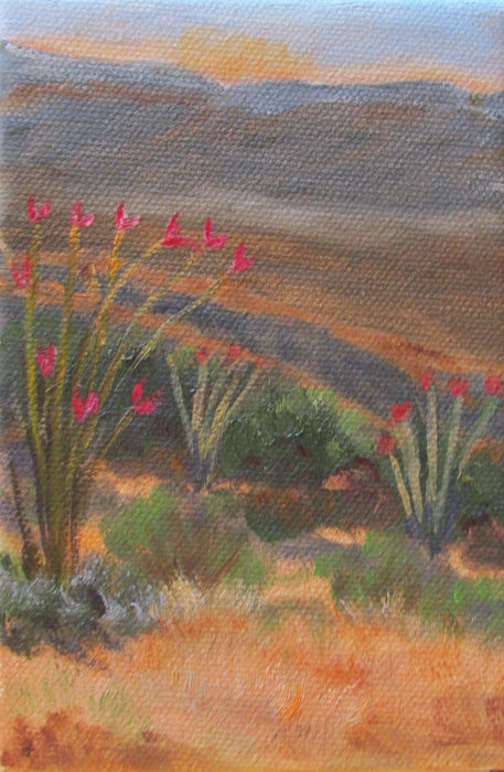 Landscape oil painting by Lil Leclerc