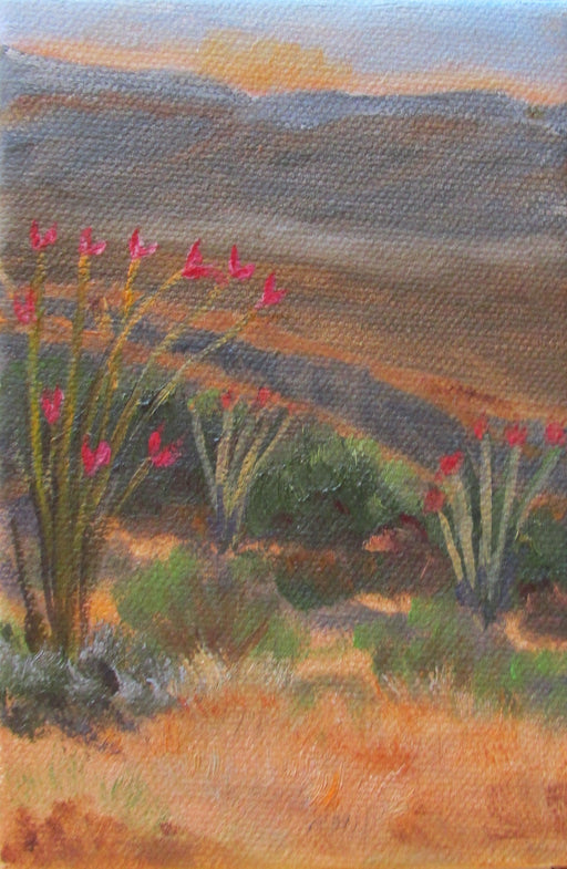 Landscape oil painting by Lil Leclerc