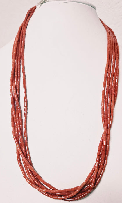 5 Strand coral necklace
