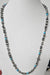 Silver and turquoise bead necklace
