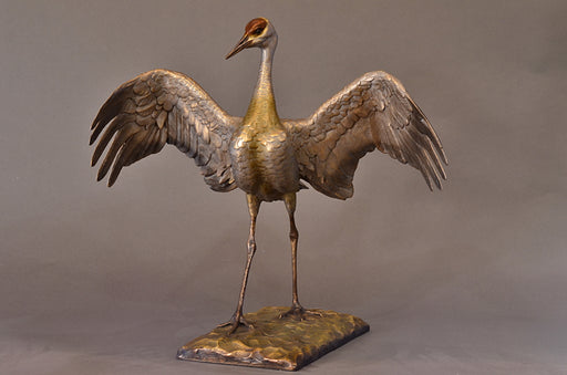 Photo of bronze sculpture by Jim Green