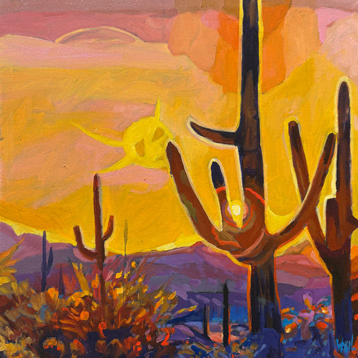 Photo of painting by Greg Heil