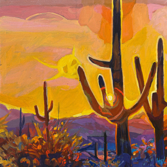 Photo of painting by Greg Heil