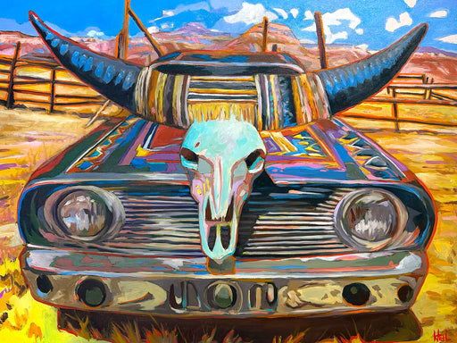 Photo of painting by Greg Heil