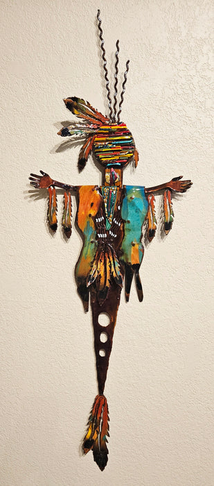 Steel and Fused Glass sculpture by T/M Alexander