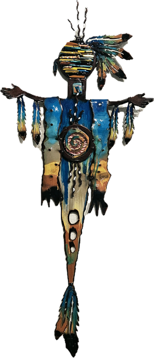 Steel and Fused Glass sculpture by T/M Alexander