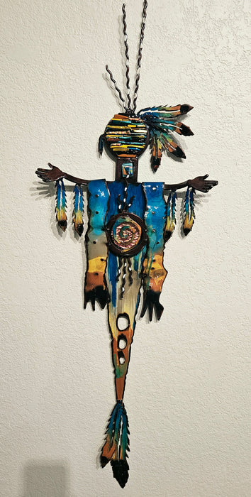 Steel and Fused Glass sculpture by T/M Alexander