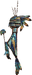Steel and Fused Glass sculpture by T/M Alexander