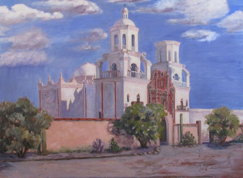 Oil painting by Lil Leclerc