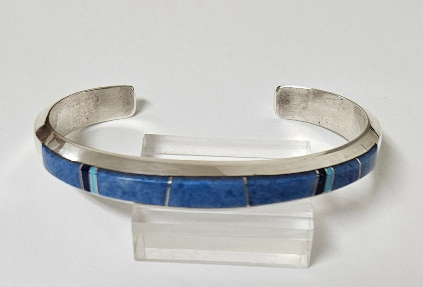 Photo of inlay jewelry by Wayne Muskett