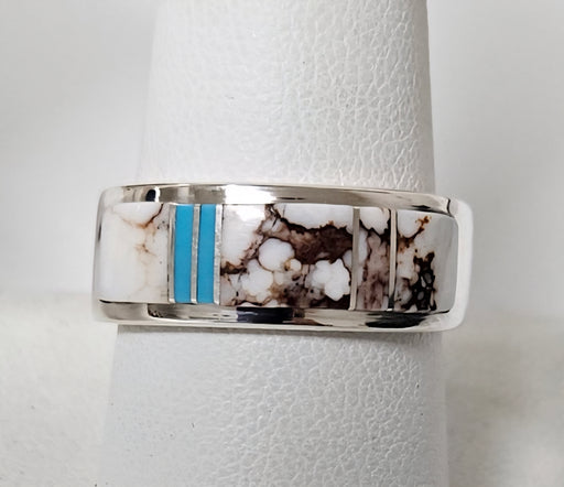 Photo of inlay jewelry by Wayne Muskett