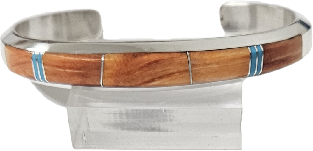 Photo of inlay jewelry by Wayne Muskett