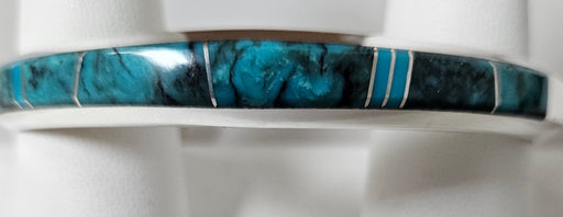 Photo of inlayed bracelet by Wayne Muskett