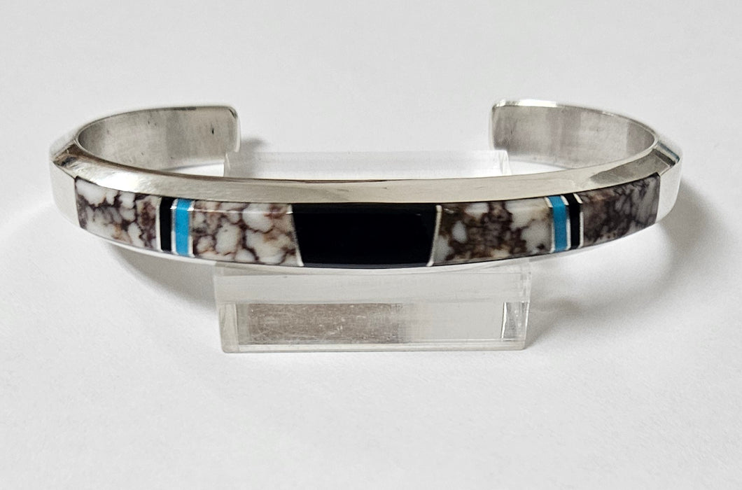 Photo of inlay jewelry by Wayne Muskett