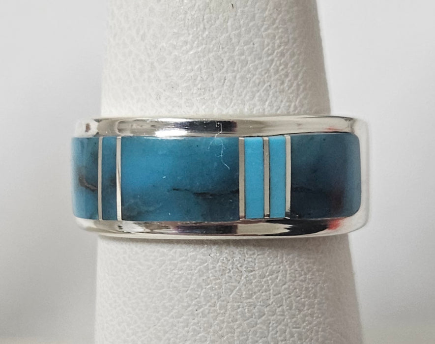 Photo of inlay jewelry by Wayne Muskett