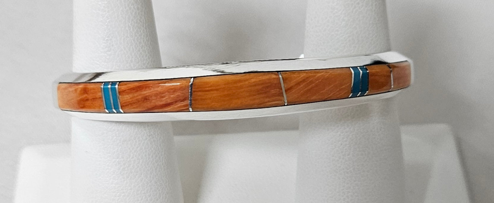 photo of inlayed cuff by wayne muskett