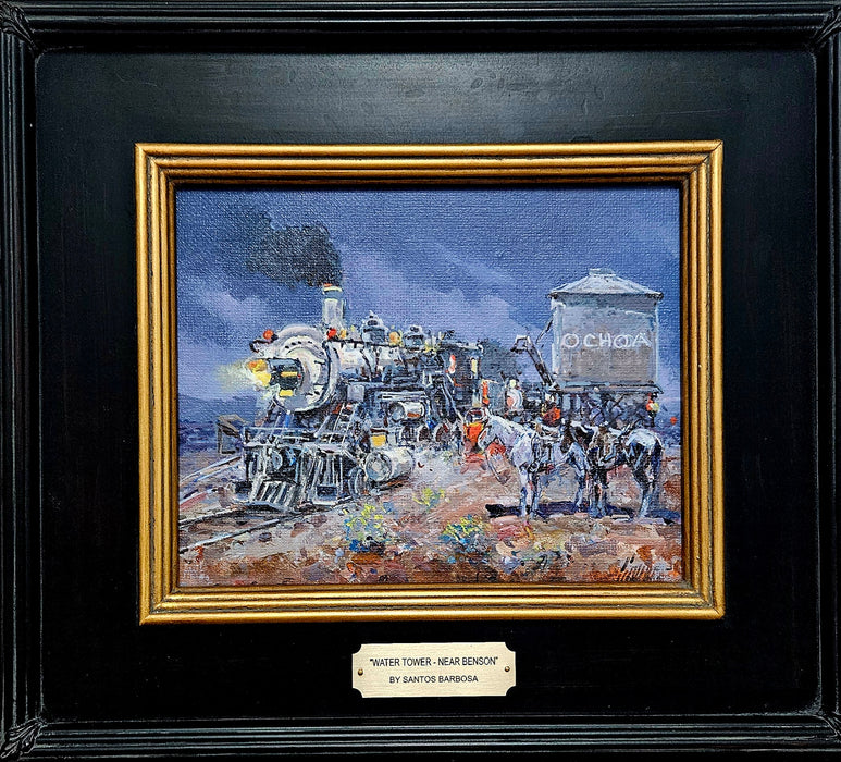 Photo of painting by Santos Barbosa
