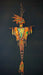 Photo of Steel and Fused Glass Sculpture by T/M Alexander