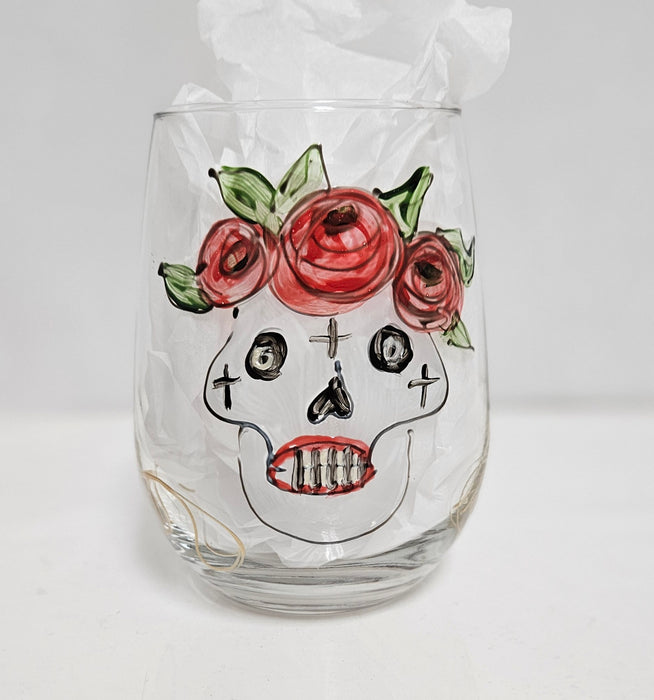 LLWine Stemless Day of the Dead 12