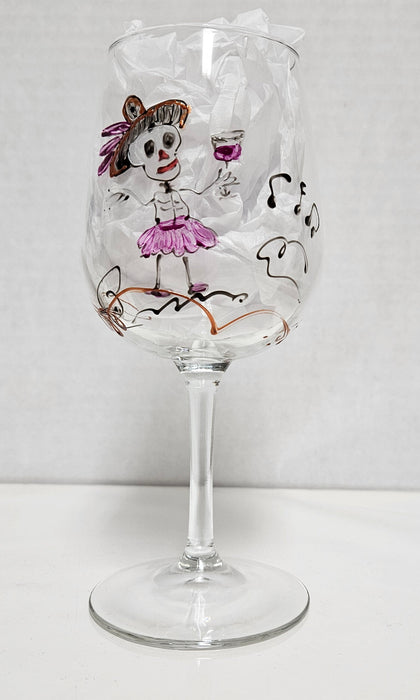 LLWine Stemmed White Day of the Dead 19