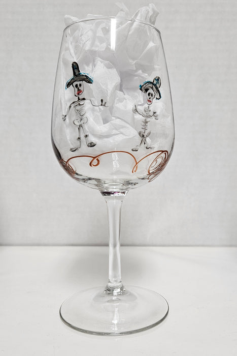 LLWine Stemmed White Day of the Dead 19