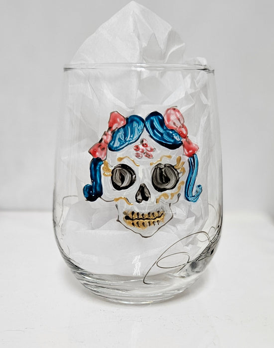 LLWine Stemless Day of the Dead 1