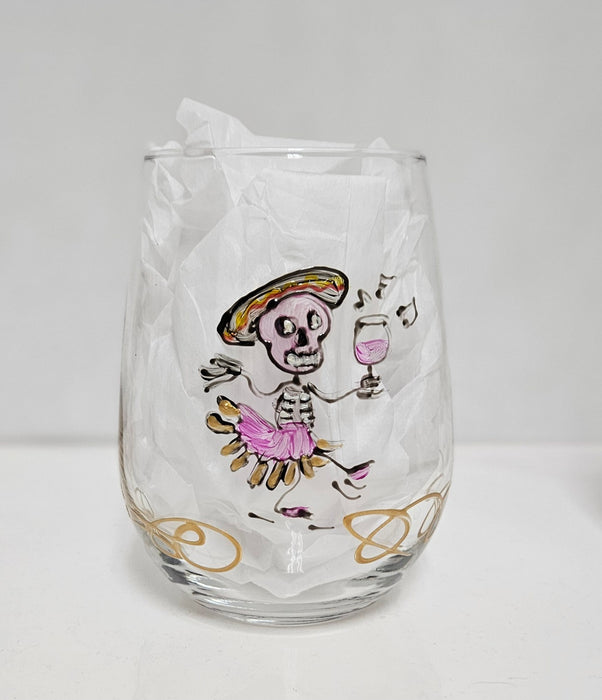LLWine Stemless Day of the Dead 2