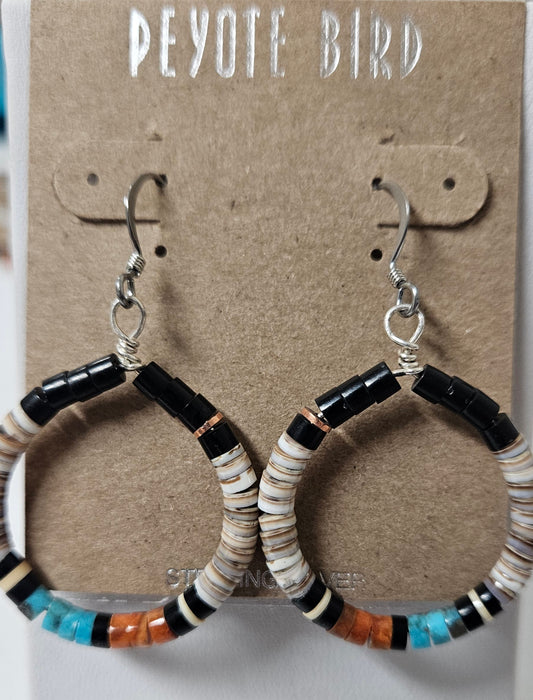 PEY1652 Calabaza collection hoop earring