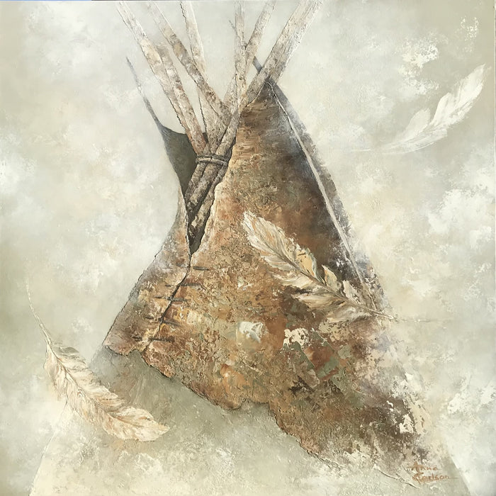 Photo of painting by Anna Carlson