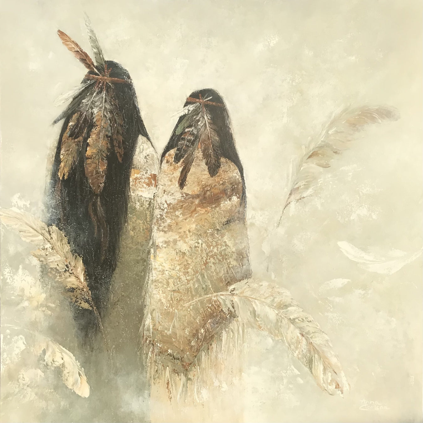 Photo of painting by Anna Carlson