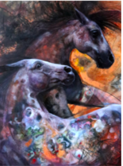 Photo of painting by Tonja Vojacek Sell